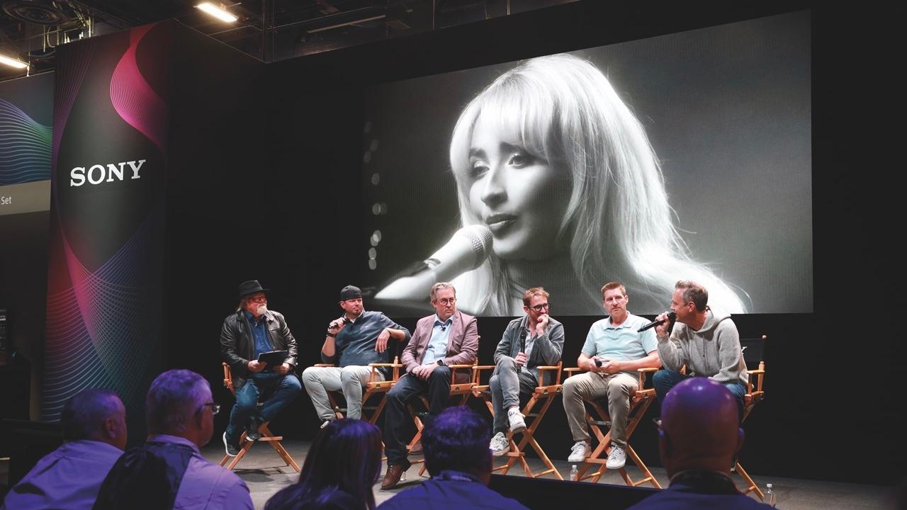 NAB show display - Sabrina Carpenter