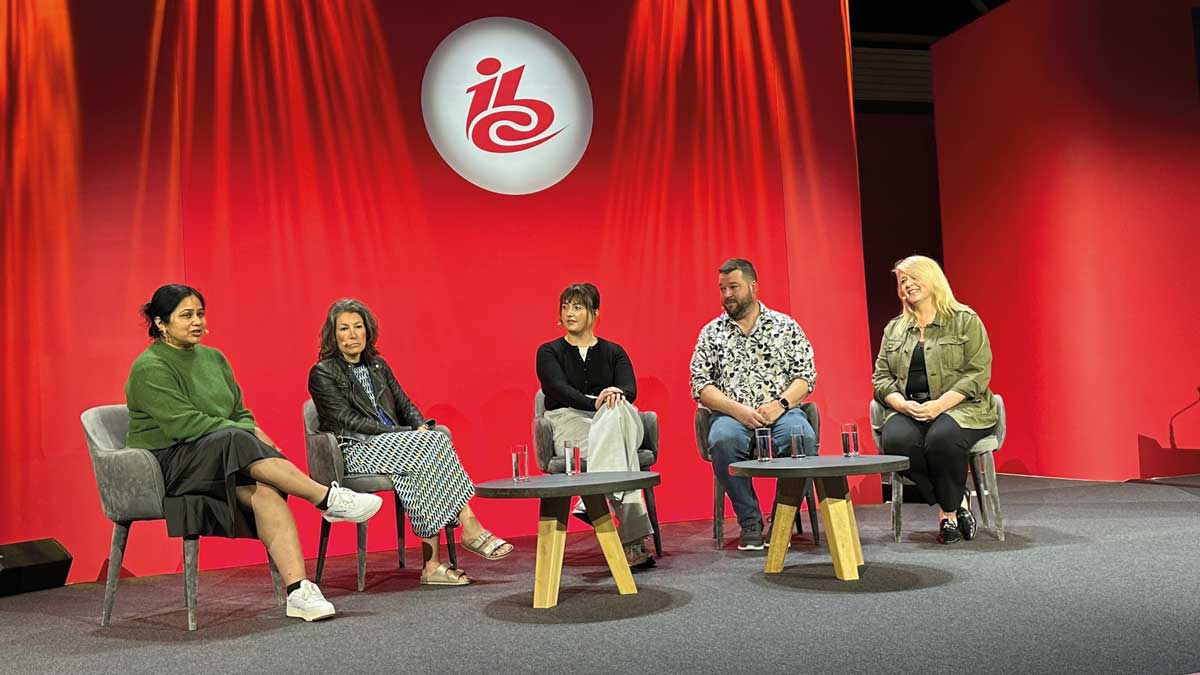 The Rise team made impactful connections during IBC, challenging norms and championing diversity in broadcasting